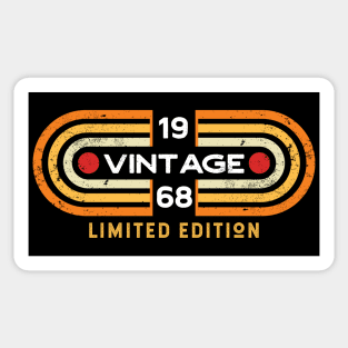 Vintage 1968 | Retro Video Game Style Sticker